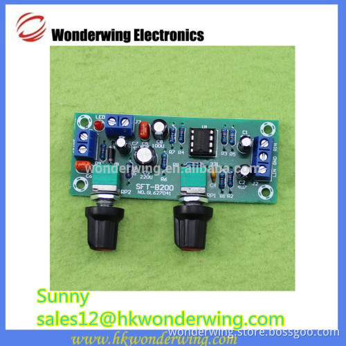 2.1 3 channel 10 to 24 v single-supply mega bass level preamp Finished product low-pass filter plate (E1A4)